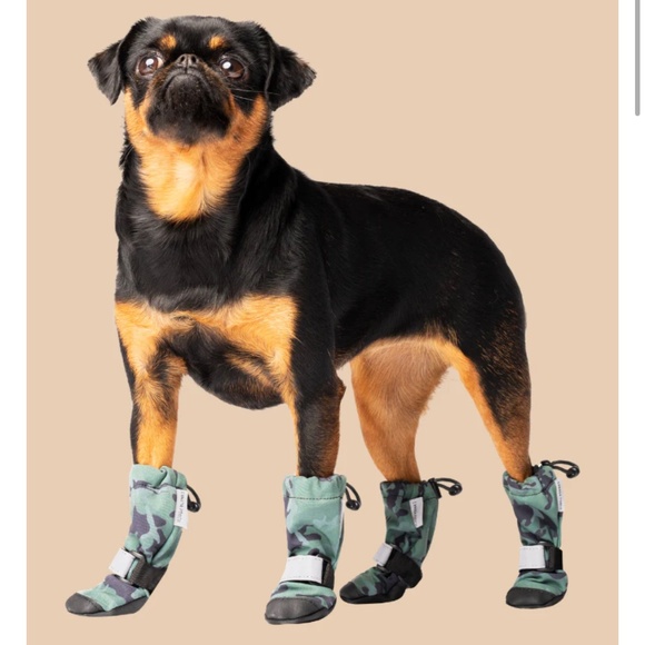 Canada Pooch Waterproof Dog Rain Boots Size 1 - Picture 3 of 4